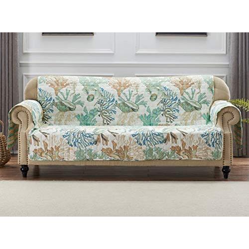 【並行輸入品】 BLACK FOREST DECOR Aqua Reef Sofa Protector
