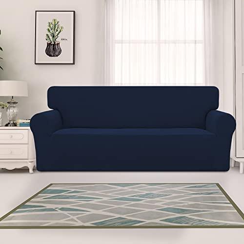 【並行輸入品】 Easy Going Stretch Jacquard Couch Cover， 1 Piece Soft Sofa Cover_4