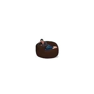 【並行輸入品】Chill Sack ビーンバッグチェア: ジャイアント5フィート 低反発素材家具ビーンバッグ ソフトなマイクロファイバーカバ_2