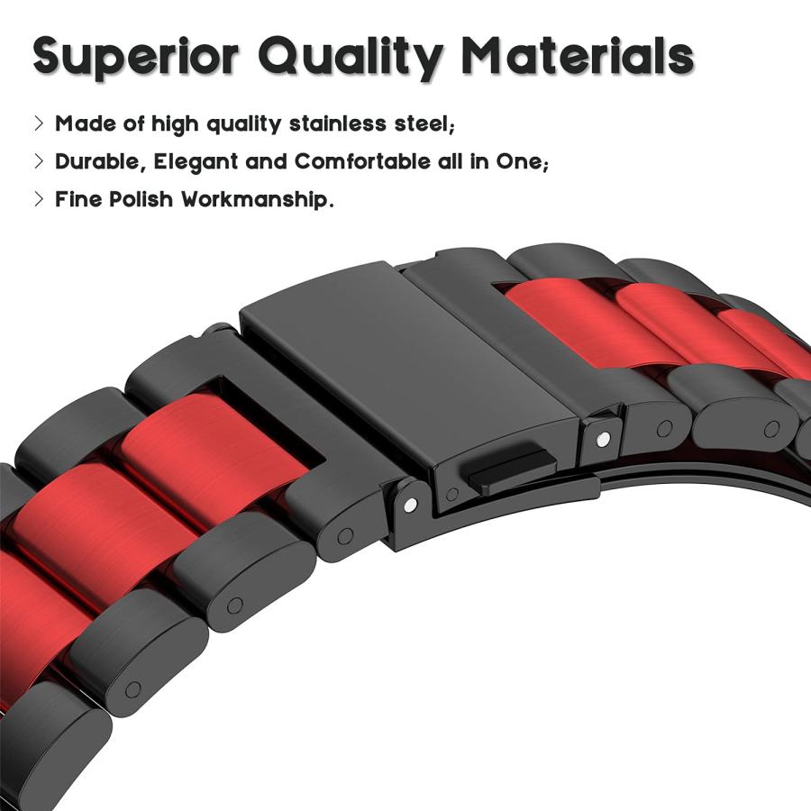 【並行輸入品】 Gheper Metal Watch Band Stainless Steel 18mm 20mm 22mm Quick Relの画像