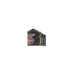 【並行輸入品】xigua Mardi Gras バスカーテンラグセット 2点 マルディグラ パープルゴールドクラウン バスルームテーマセット シ_8