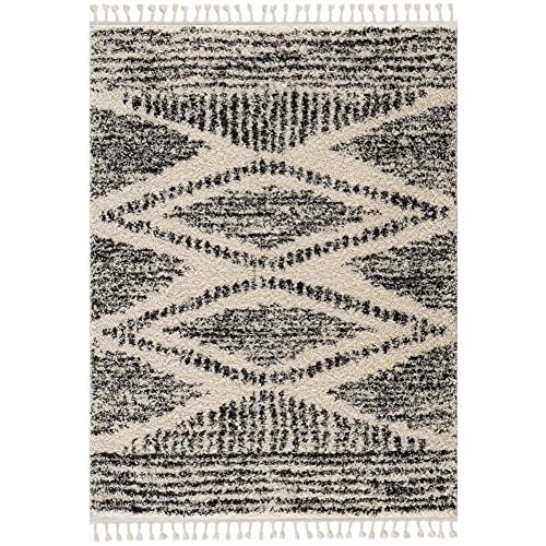 【並行輸入品】 Hauteloom Berber Shag Collection Fishhook Farmhouse Entryway，_4