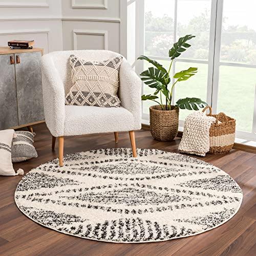【並行輸入品】 Hauteloom Berber Shag Collection Fishhook Farmhouse Entryway，_7