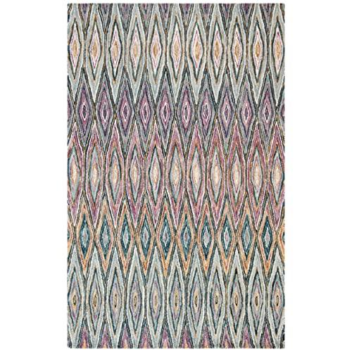 【並行輸入品】 SAFAVIEH Aspen Collection 2' x 3' Blue/Pink APN805M Handmade Boh_1