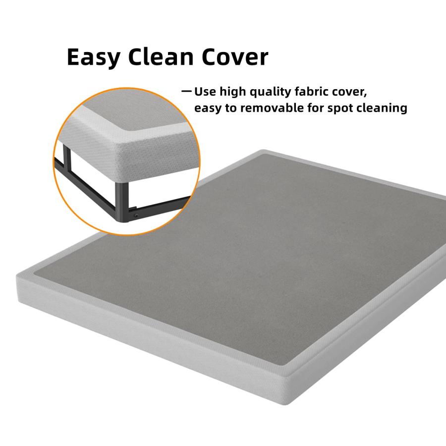 【並行輸入品】 THEOCORATE California King Box Spring and Cover Set， 5 Inch Low_8