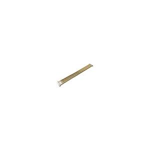 【並行輸入品】 Bandini Gold Tone Mens 19mm Stainless Steel Stretch Metal Replacの画像