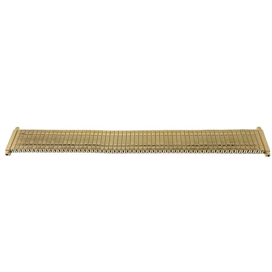 【並行輸入品】 Bandini Gold Tone Mens 19mm Stainless Steel Stretch Metal Replacの画像