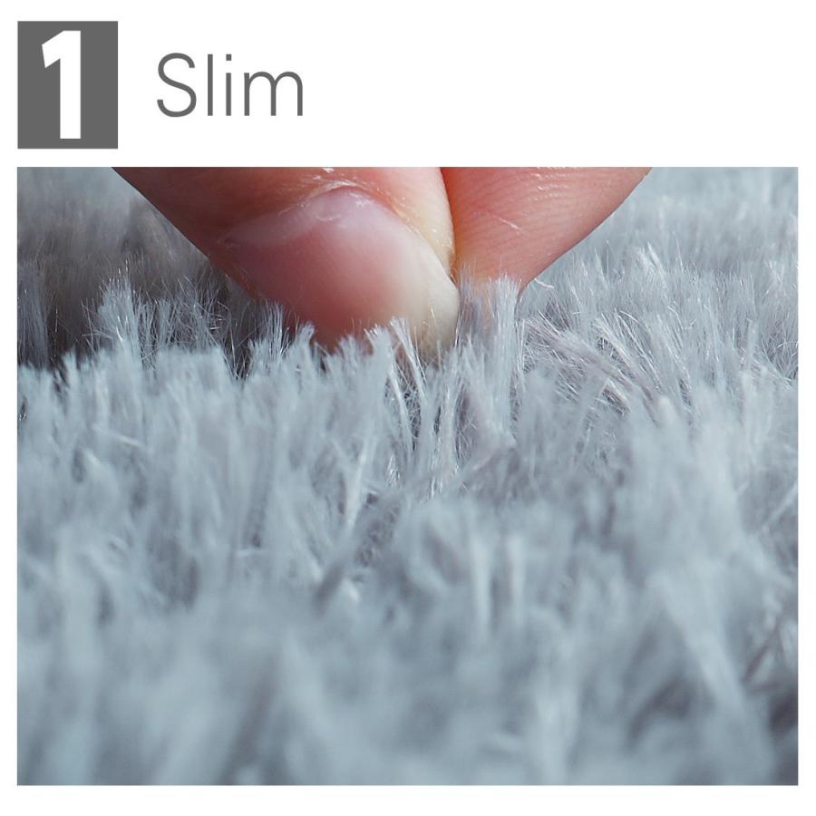 【並行輸入品】 Ruilogod 2.5cm Soft Fluffy Rugs Anti Skid Shaggy Rug Floor Mat D_3