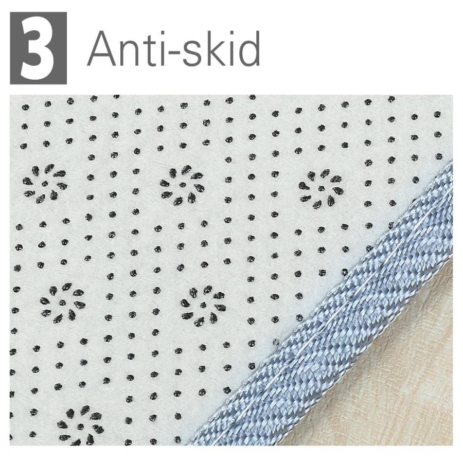 【並行輸入品】 Ruilogod 2.5cm Soft Fluffy Rugs Anti Skid Shaggy Rug Floor Mat D_9