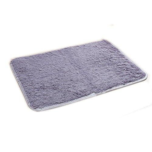 【並行輸入品】 Ruilogod 2.5cm Soft Fluffy Rugs Anti Skid Shaggy Rug Floor Mat D_1