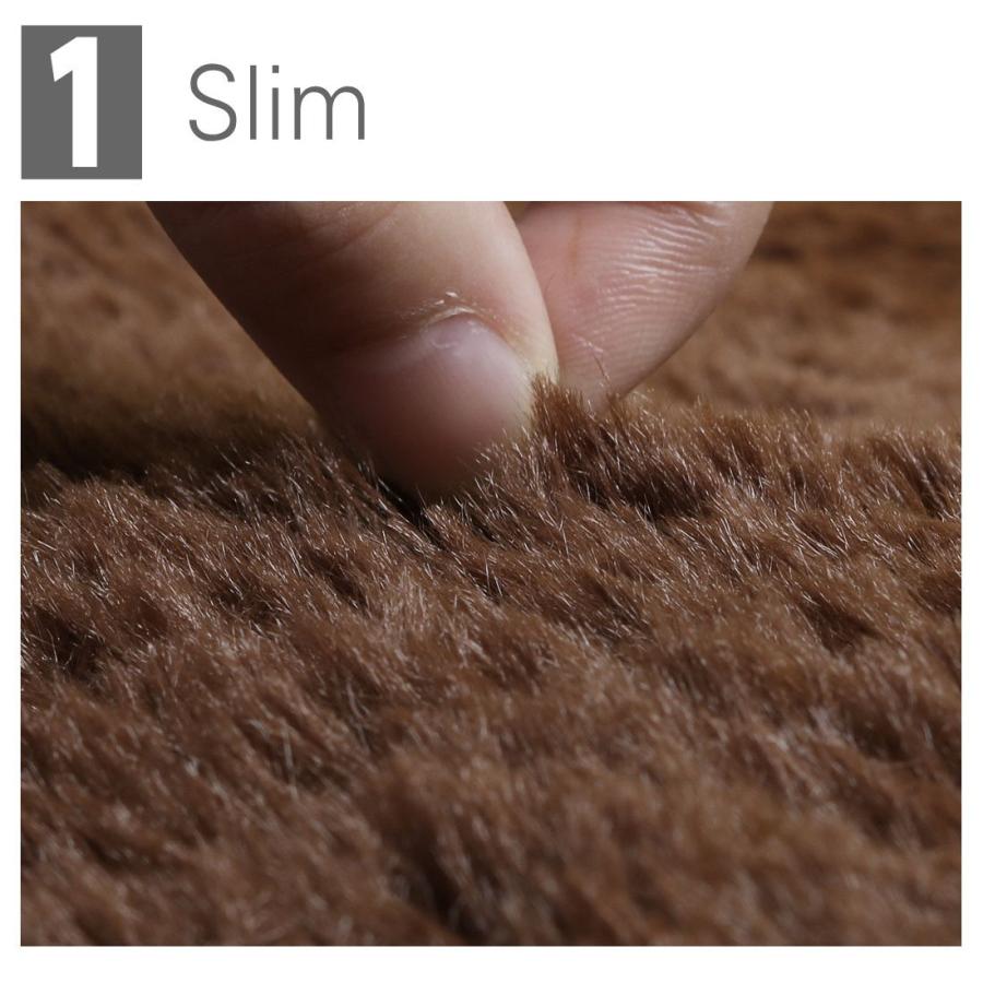 【並行輸入品】 Ruilogod 2.5cm Soft Fluffy Rugs Anti Skid Shaggy Rug Floor Mat D_3