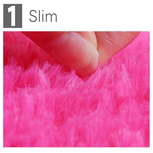 【並行輸入品】 Ruilogod 2.5cm Soft Fluffy Rugs Anti Skid Shaggy Rug Floor Mat D_4