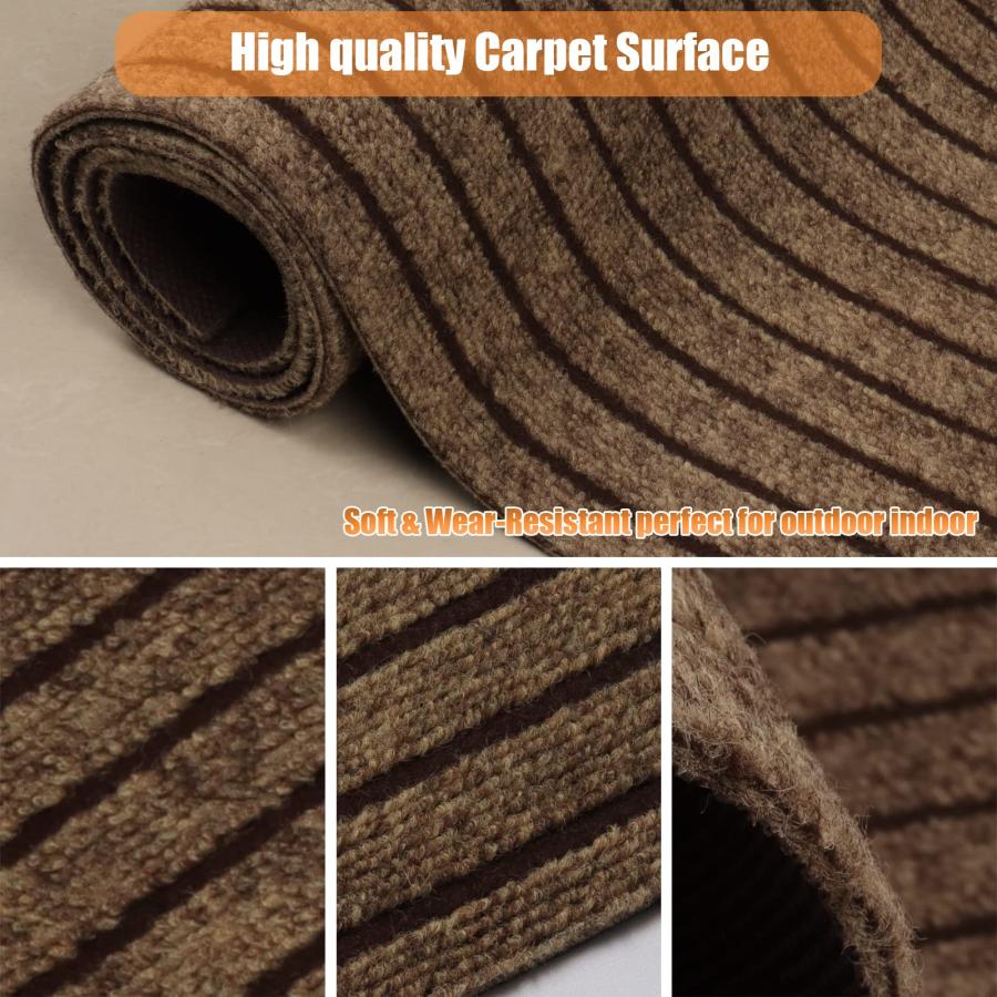 【並行輸入品】 Weidear Hallway Runner Rug with Rubber Backing， Laundry Room Rug_9