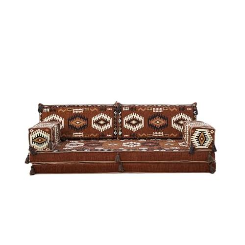 【並行輸入品】 arabicsofa 8 Inch Thick Brown Middle Eastern Floor Seating Set_1