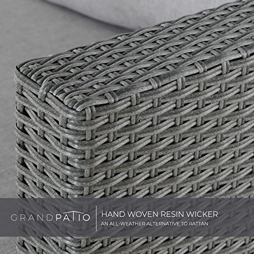 【並行輸入品】 Grand Patio Outdoor Furniture Set with Glass Coffee Table，Wicker_7
