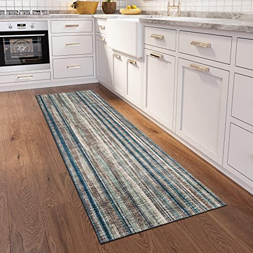 【並行輸入品】Addison Rugs Waverly 2'7.6 cm x 7'15.2 cm AWA31 アース 屋内 屋外 廊下 ランナー_1