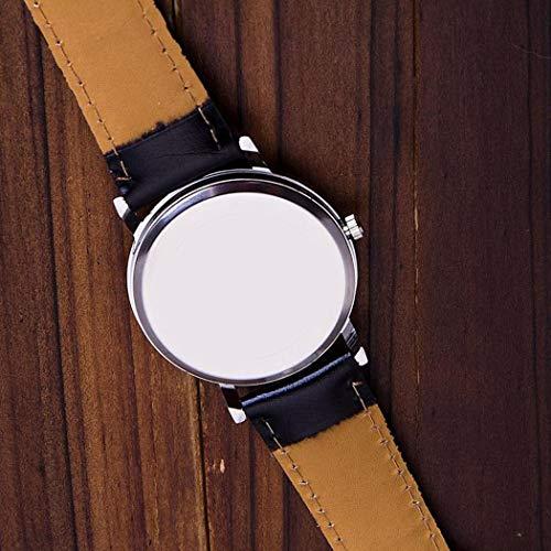 【並行輸入品】 Vavna "Whatever, I'm Late Anyway Print Dial Leather Women Men Biの画像