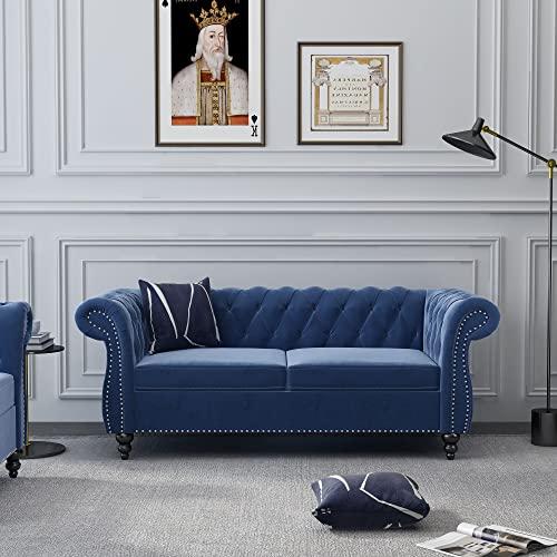 【並行輸入品】 NOSGA Large Sofa， Two seat Sofa Classic Tufted Chesterfield Sett_1