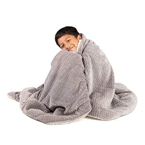 【並行輸入品】 Sherry Kline Striped Faux Fur Large Throw Blanket， Cozy， Fuzzy S