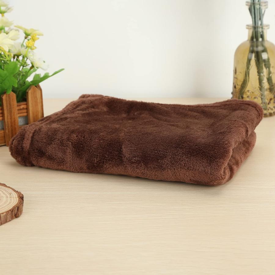 【並行輸入品】 Bluelans Fleece Throw Blanket for Couch， Lightweight Plush Fuzzy