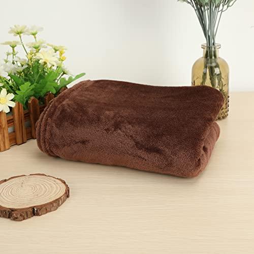 【並行輸入品】 Bluelans Fleece Throw Blanket for Couch， Lightweight Plush Fuzzy