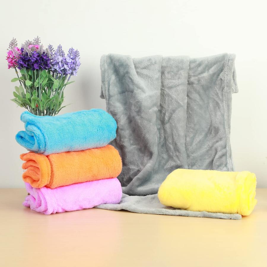 【並行輸入品】 Bluelans Fleece Throw Blanket for Couch， Lightweight Plush Fuzzy