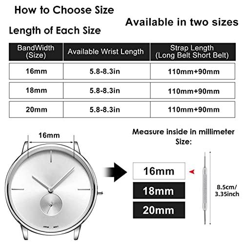 【並行輸入品】[cobee] ミラネーゼメッシュ腕時計バンド クイックリリース交換用腕時計ストラップ 調節可能なステンレススチールウォッチバンド_4
