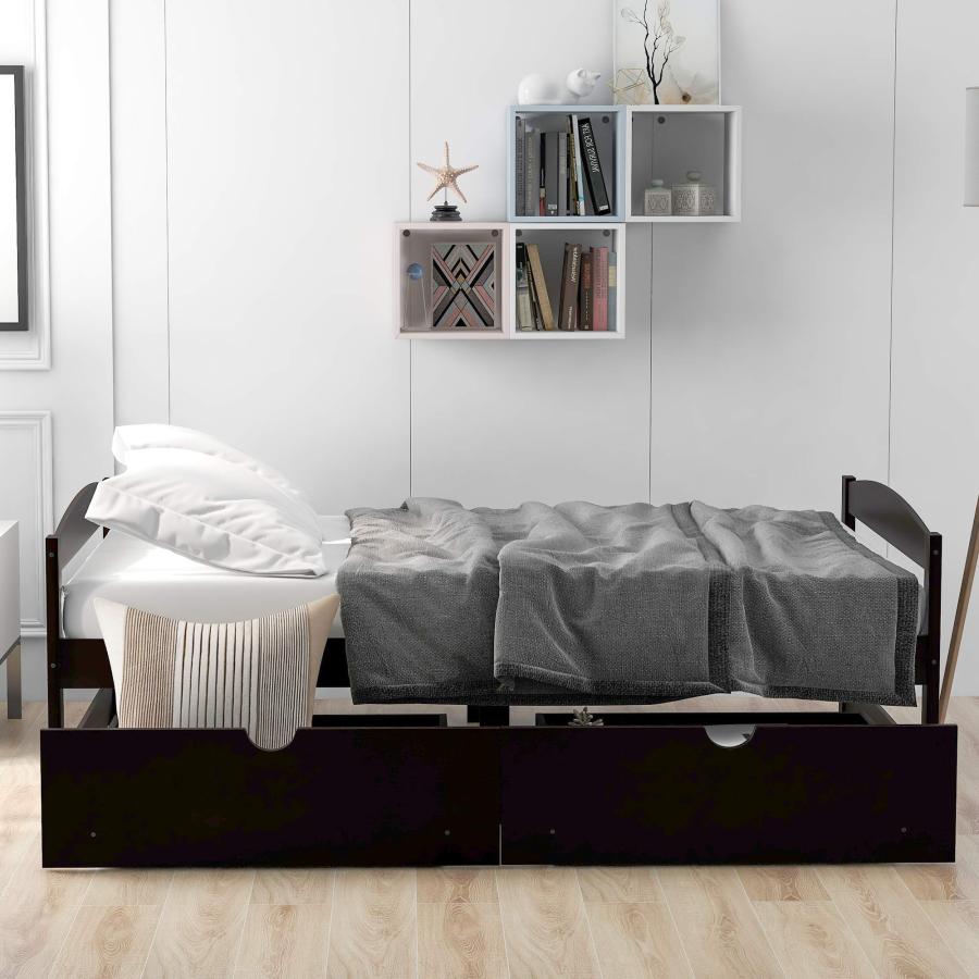 【並行輸入品】 Merax Twin Wood Daybed with Two Drawers Sofa Bed for Kids Boys G_6