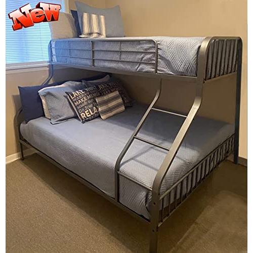 【並行輸入品】 LEEKOUS Upgrade Version Stronger Metal Twin XL Over Queen Bunk Bの画像