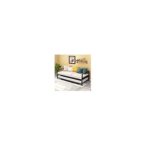 【並行輸入品】 HOMERECOMMEND Metal Twin Size Daybed with Trundle Heavy Duty Met_5