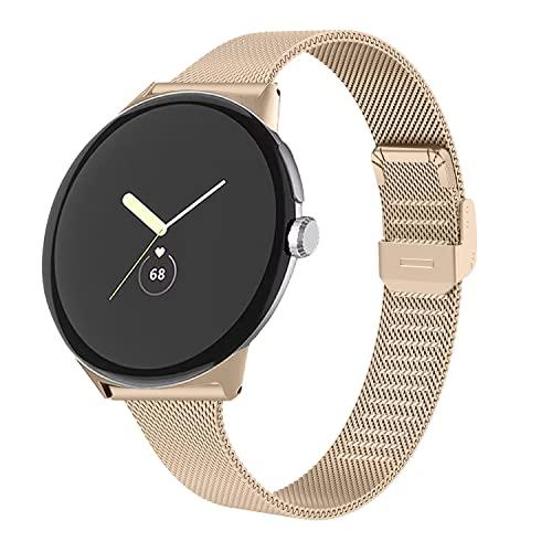【並行輸入品】FitTurn Slim Metal Bands for Google Pixel Watch Band Women Men Gi_4