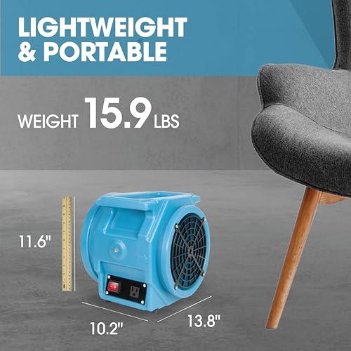 【並行輸入品】 PURAERO PA 250 HS AF Compact Air Mover Axial Blower Floor Fan_7