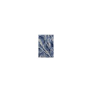 【並行輸入品】 Abani Contemporary Blue & Metallic Gold 4' x 6' Area Rug， Non Sh_5
