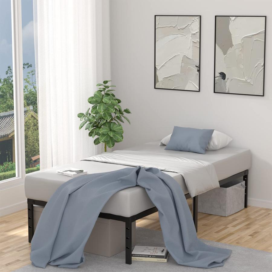 【並行輸入品】 Meberam 14 Inch Twin XL Bed Frames No Boxing Spring Needed， Heav_6