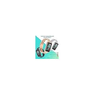 【並行輸入品】 MIJOBS Metal Replacement Strap for Amazfit Band 7 Wristband Watcの画像
