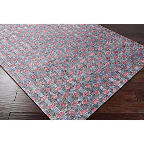 【並行輸入品】 Mark\u0026Day Area Rugs, 6x9 Neston Modern Gray/Brown Area Rug, Blueの画像