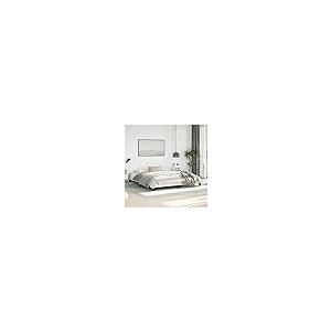 【並行輸入品】 vidaXL California King Size Bed Frame with Plywood Slats， Platfo_2