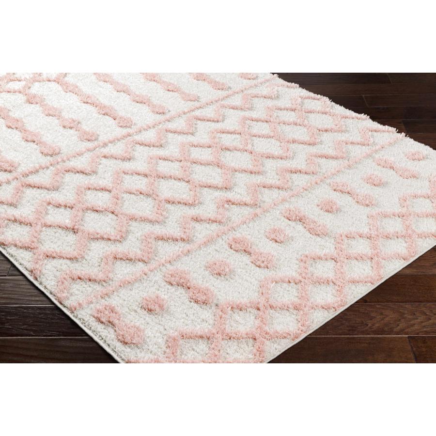 【並行輸入品】 Hauteloom Tilos Moroccan Farmhouse Small Shag Area Rug Door Mat_9