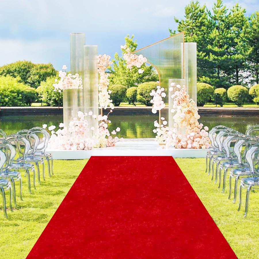 並行輸入品】 FANPROMS Red Carpet Runner for Party 5x25FT Wedding 