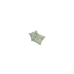 【並行輸入品】Sweetshow 春 グリーン フラワー シノワズリー 枕カバー 2パック 20x20インチ ライグリーン フローラル スローピ_5