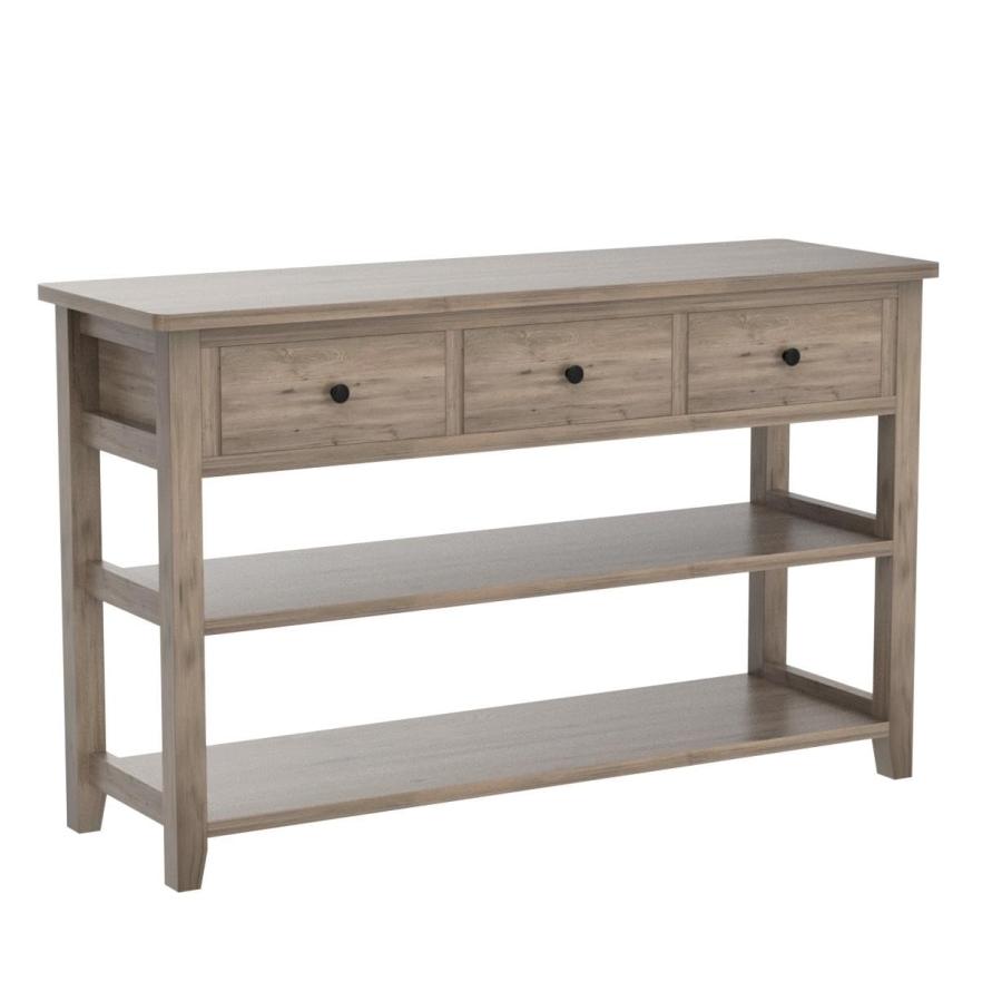 【並行輸入品】 Karl home Console Table Entryway Desk, Sofa Side Table with 3 Dr_9