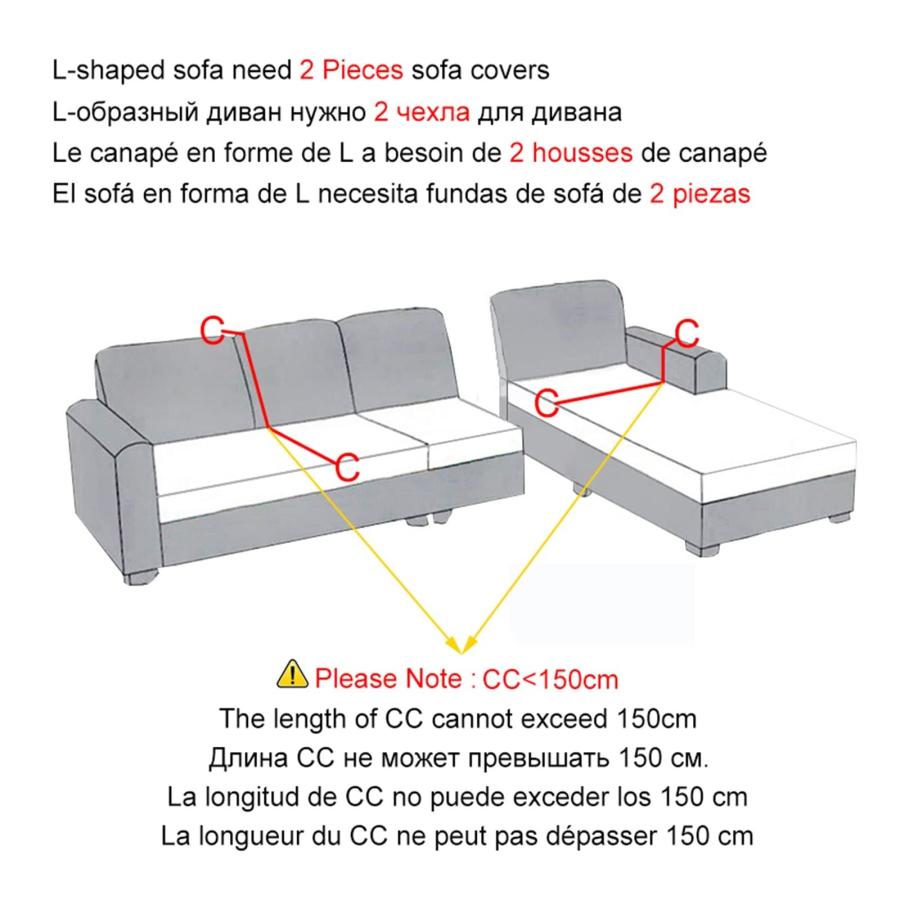 【並行輸入品】 ZYXWAN LESANGBAIHUODIAN Elastic Sofa Cover Fit for Living Room 3_9