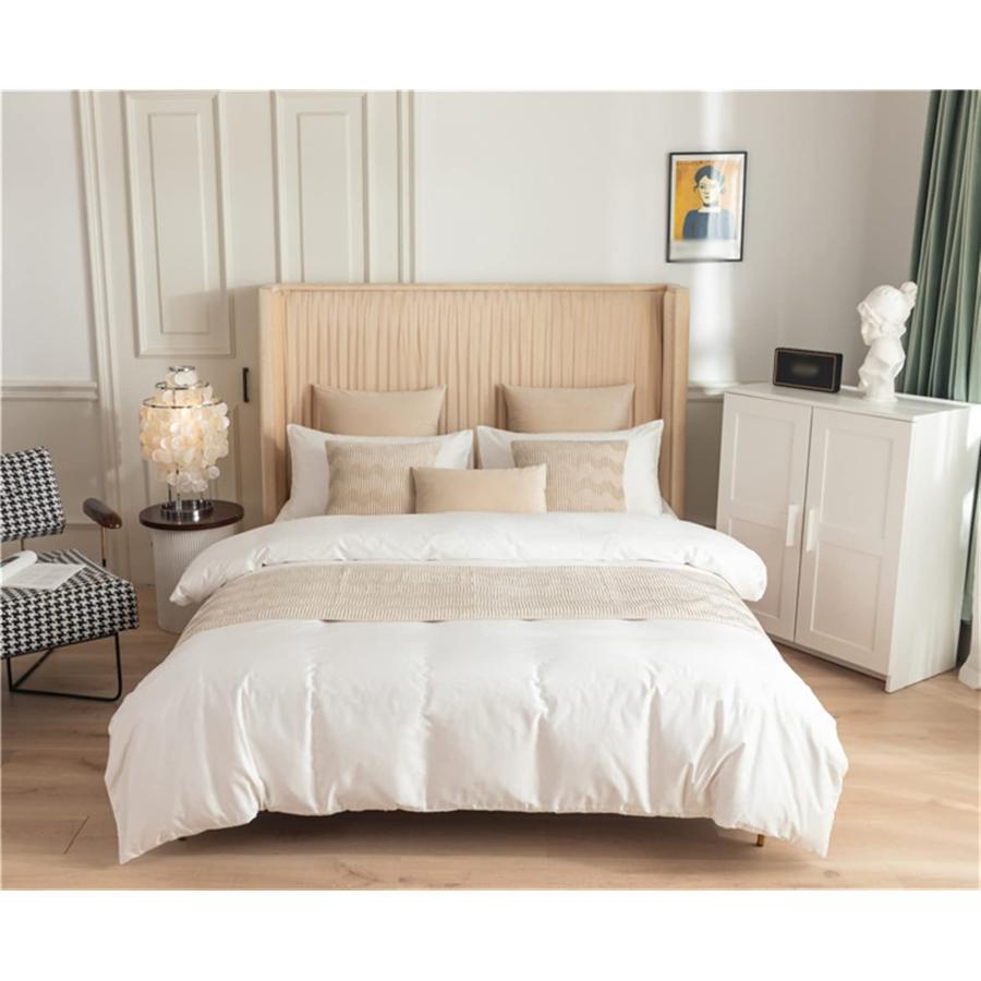 【並行輸入品】 Fudaiki Bed Runner Solid Quilted Fleece Bed Throws for Foot of B_3