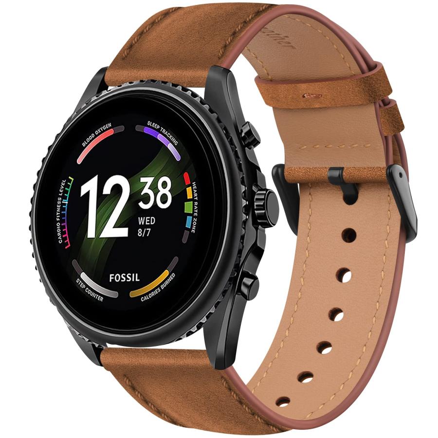 並行輸入品】Fossil メンズ Gen 6/5E 44mm/Gen 5 カーライル/ガレット 