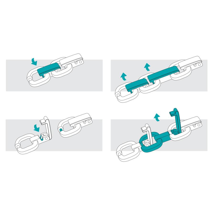 【並行輸入品】NineHorse AGPTEK LW11対応バンド 女性用 22mm メタルステンレススチールブレスレット スマートウォッチバン_6