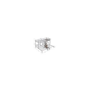 【並行輸入品】 SOFTSEA Triple Bunk Bed with Stairs， Twin Over Twin & Twin Bunk_5