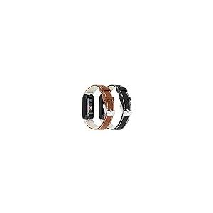 【並行輸入品】本革バンド 2本パック Fitbit Inspire 3 スマートウォッチ対応 Fitbit Inspire3 交換用リストバンド_2