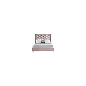【並行輸入品】 HomeStock Velvet Upholstered Bed, Gothic Style Platform Bed Framの画像