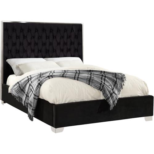 【並行輸入品】 Maykoosh Velvet Queen Bed   Southwestern Style Tufted Bed Frameの画像