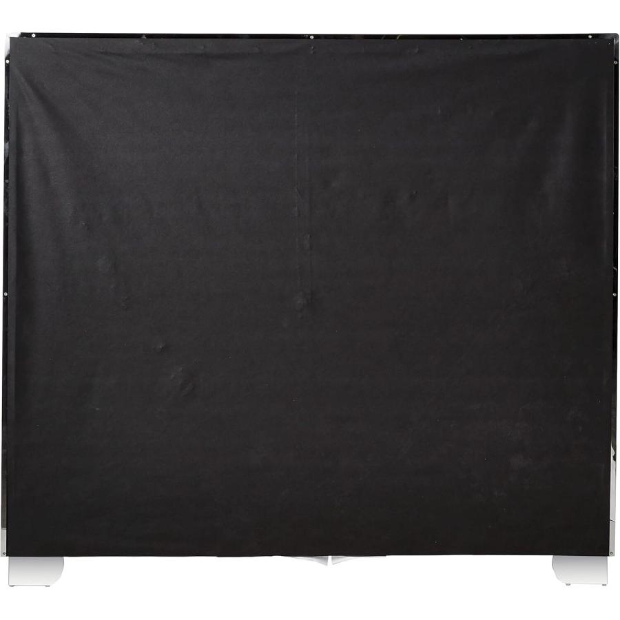 【並行輸入品】 Maykoosh Velvet Upholstered Bed with Chrome Frame   Modern Glamの画像
